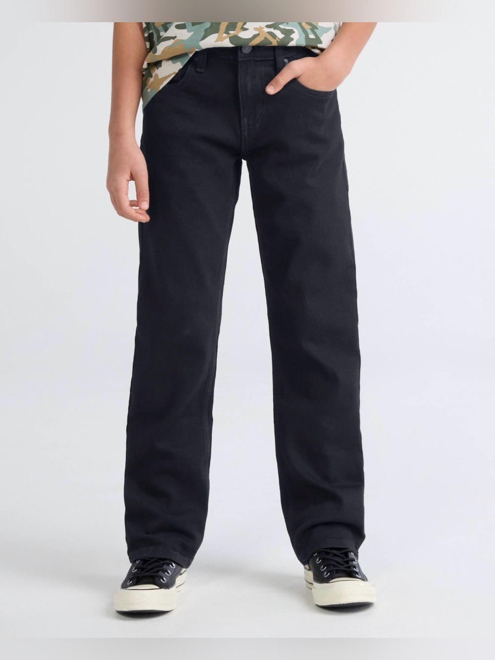 Levi's Kids Black Straight Performance Jeans Size 10 Reg